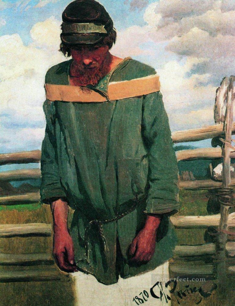 バーラック 2 1870 イリヤ・レーピン油絵